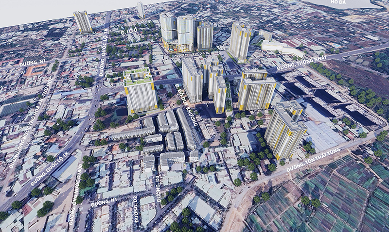 Bcons Center City có vị trí kết nối tốt