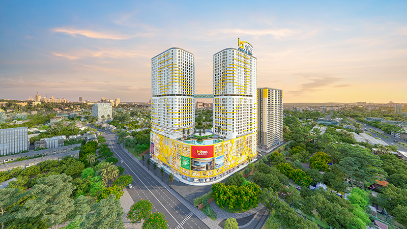 Phối cảnh dự án Bcons Center City